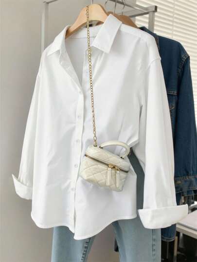 White button down shirt