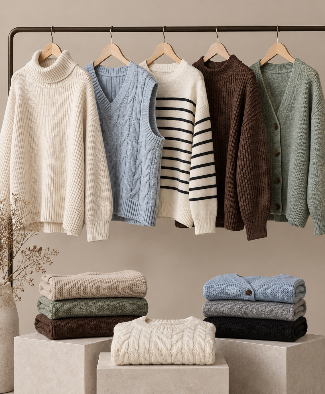 Modest knitwear wardrobe essentials