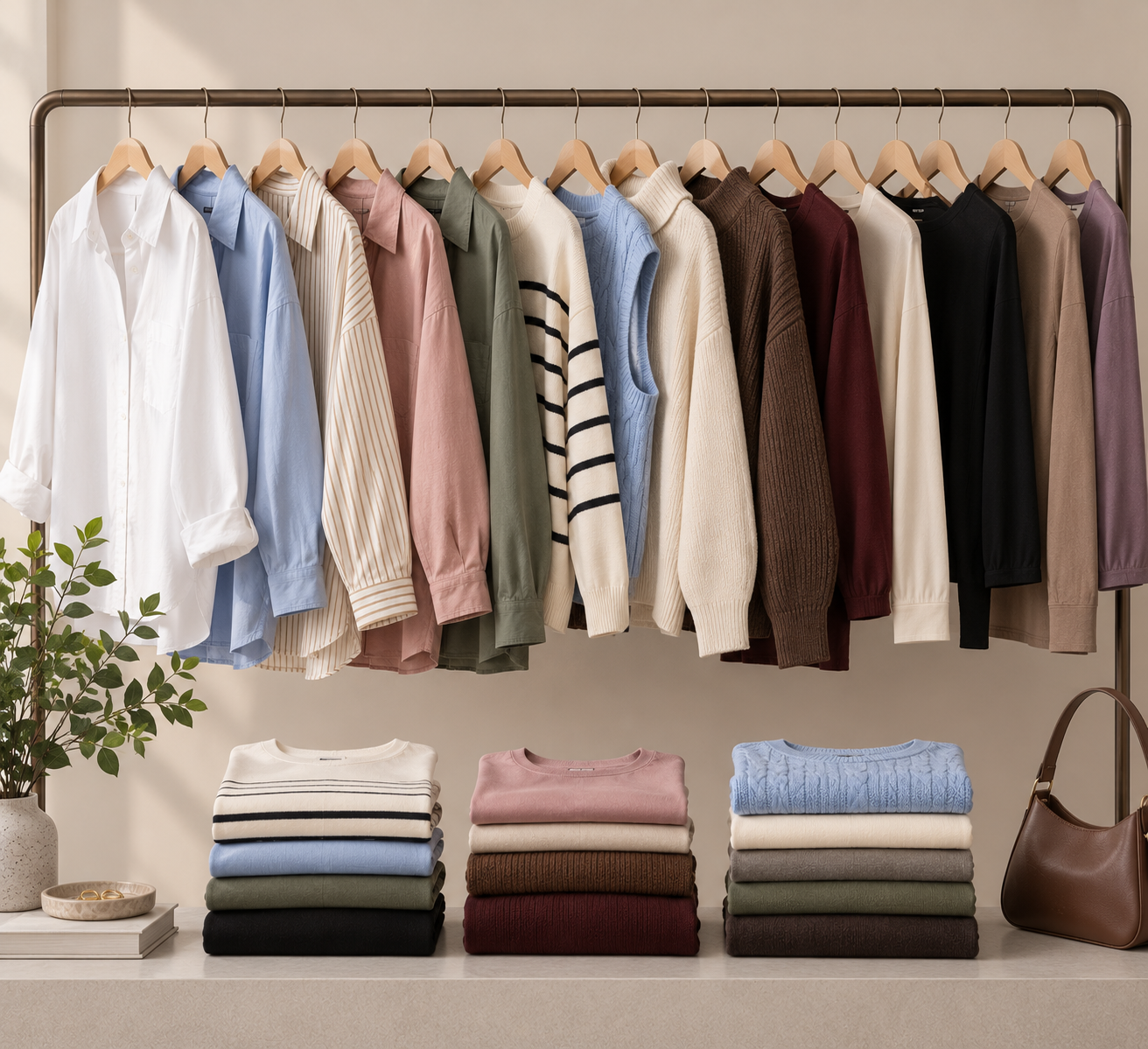 Classic modest shirts and button down wardrobe basics