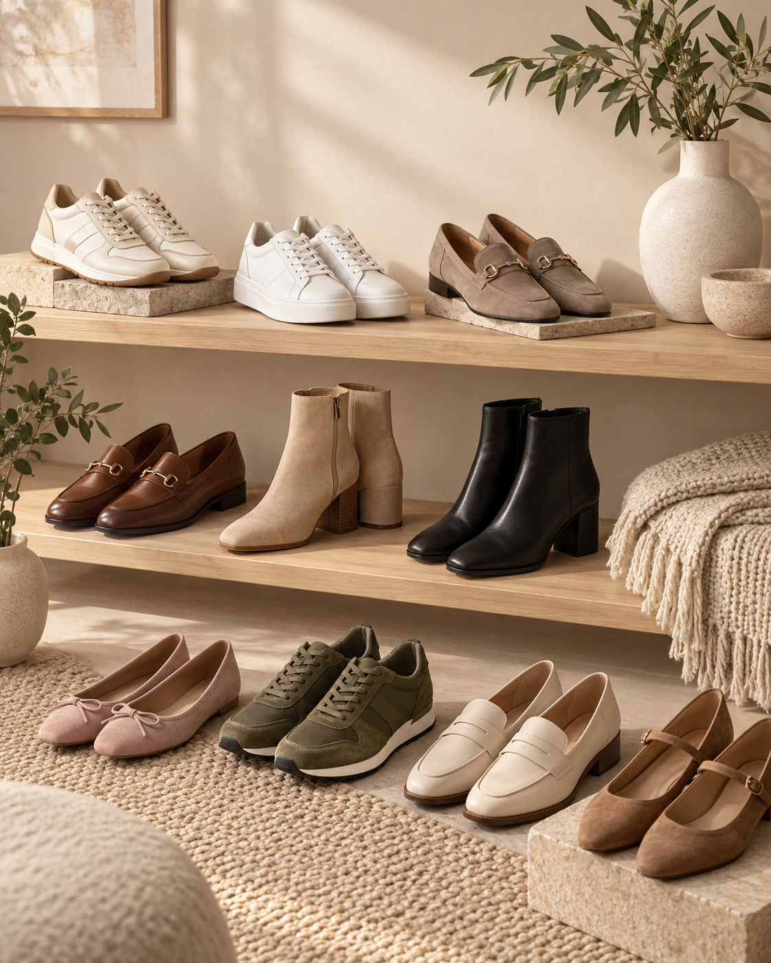 Comfortable everyday shoes and sneakers